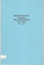 Henry Co Virginia Will