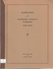 Marriages of Culpepper