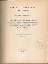 Revolutionary War Records VA