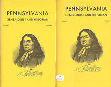 PA Genealogist Historian Quarterly