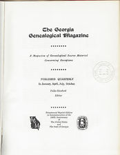 Georgia Genealogical Mag